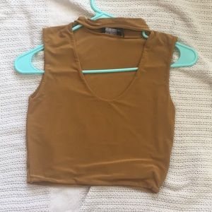 Cut-out Crop Top
